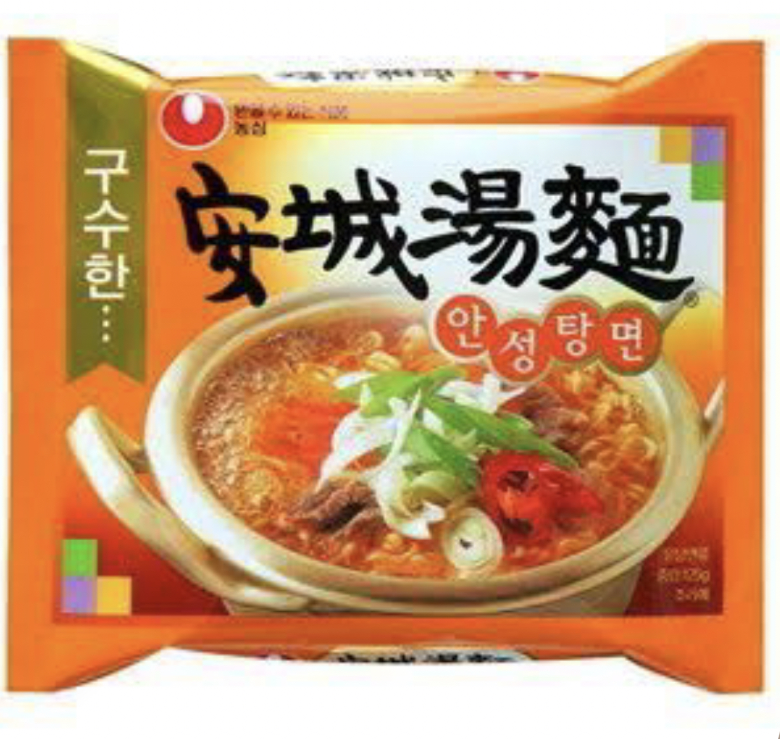 農心　韓国食品直配送のはなみちマート　安城湯麺１２５ｇ